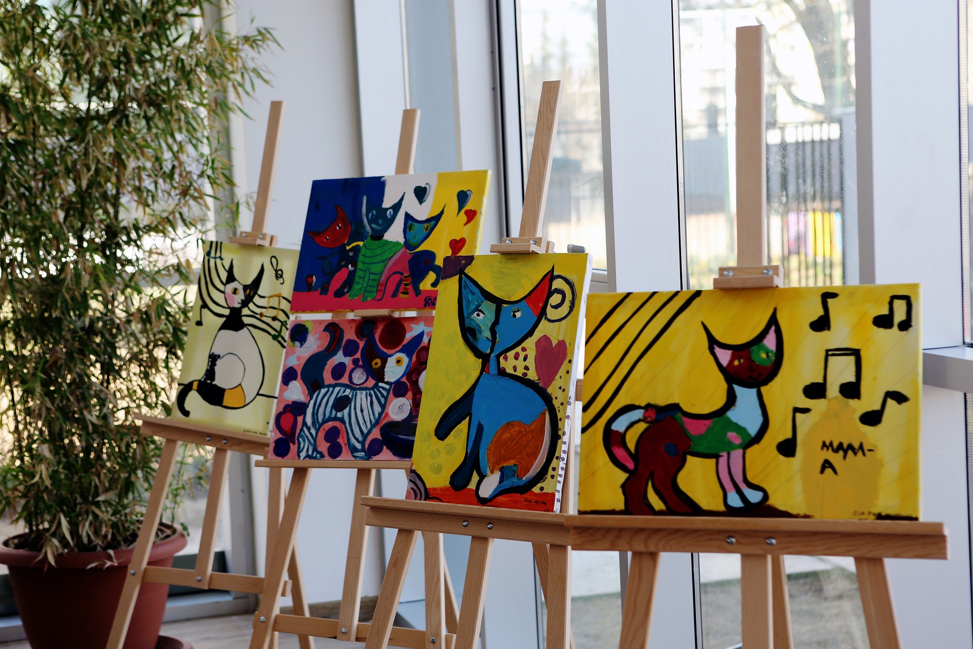 cat paintings